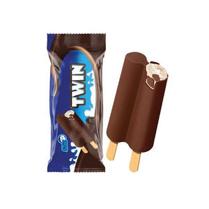 آيس كريم شوكولاتة على عود مزدوج آيس كريم شوكولاتة على عود مزدوج